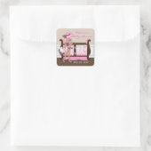 Chic Modern Mam Baby shower Stickers (Tas)