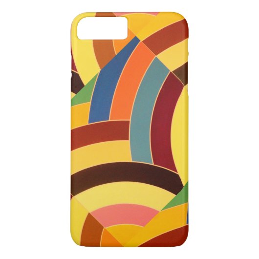 chic modern, meerkleurige chevrons Case-Mate iPhone case (Achterkant)