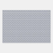 Chic Modern Minimalist Grey Pink Inpakpapier Vel (Voorkant 3)