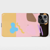 Chic Modern Pink iPhone 11 Pro Max Hoesje iPhone Hoesje (Achterkant horizontaal)