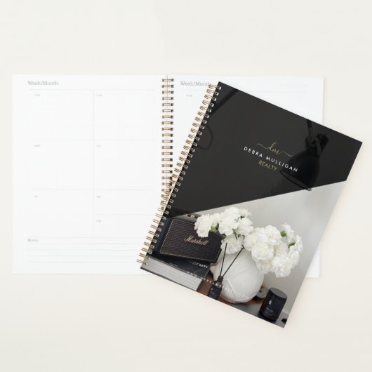 Chic Modern Realtor Spiral Agenda Planner (Display)