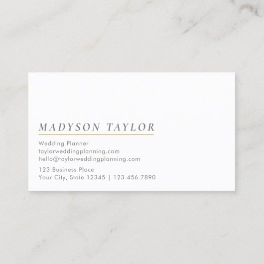 Chic Modern Roze Gradient Visitekaartje (Achterkant)