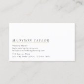 Chic Modern Roze Sinaasappel Geel Gradient Visitekaartje (Achterkant)