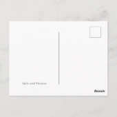 Chic Modern Script Bedankt voor je huwelijk Briefkaart (Achterkant)