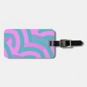 chic modern , stijlvol chevron bagagelabel (Voorkant horizontaal)
