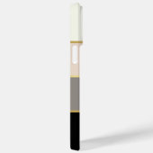 Chic modern Stripes Patroon met naam Case-Mate iPhone Case (Achterkant / Rechts)