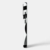 chic modern zwart-witchevrons Case-Mate iPhone case (Achterkant / Links)