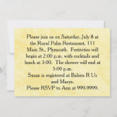 Chic Moderne Baby shower Invitation Nursery (Dos)