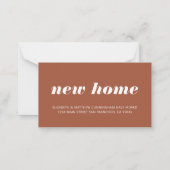 Chic Moderne et amusant Nouveau Faire-part (Devant)