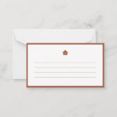 Chic Moderne et amusant Nouveau Faire-part (Dos)