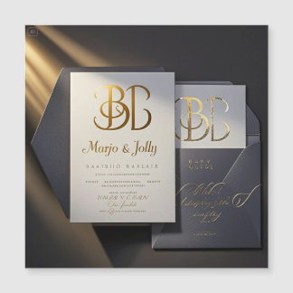 Chic Moderne Faire-part de mariage Floral