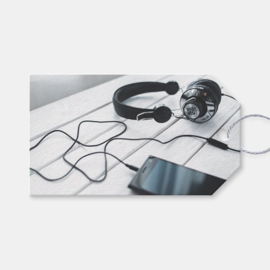 Chic Moderne Gift Tag Cadeaulabel (Voorkant (Horizontaal))