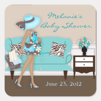 Chic moderne maman Baby Douche Stickers