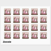 Chic moderne maman Baby Douche Stickers (Feuille)