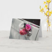 Chic Moderne Mariage Lifestyle Carte de voeux (Fleur jaune)