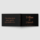 Chic moderne Mariage noir Rose or  couverture rigi (Complet)