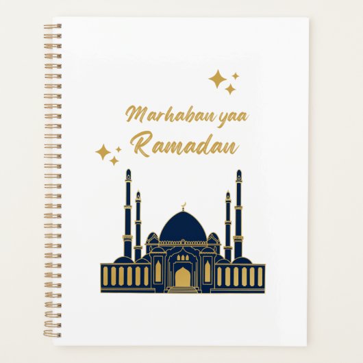 Chic Moderne Minimal Greeting de Ramadan (Devant)