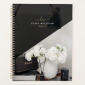 Chic Moderne Realtor Spiral Agenda Planificateur (Devant)