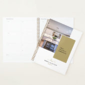 Chic Moderne Realtor Spiral Agenda Planificateur (Devant avec enveloppe)