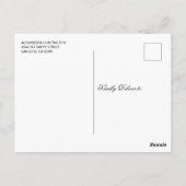 Chic moderne verdure nuptiale Luncheon invitation (Dos)