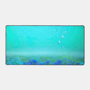 Chic Moderne Vibrant Bleu Floral