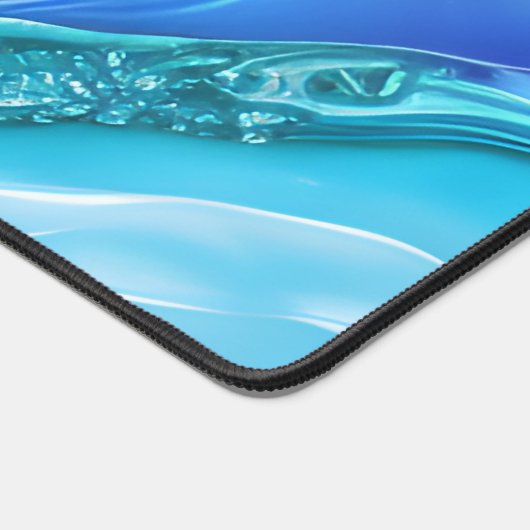 Chic Moderne Vivid Blue Ocean Flora (Coin)