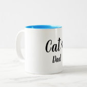 CHIC MOK_ CAT DAD TWEEKLEURIGE KOFFIEMOK (Voorkant links)