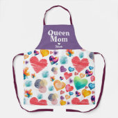 Chic Mom Hearts Schort (Voorkant)