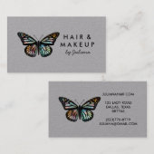 Chic Monarch Butterfly Elegant Waterverf Visitekaartje (Voorkant / Achterkant)