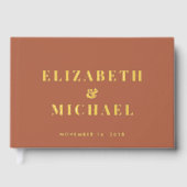 Chic Monogram Mariage en terre cuite (Recto)