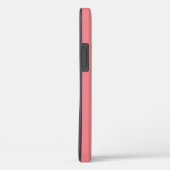 Chic Monogram Naam Koraal Roze Case-Mate iPhone Case (Achterkant / Rechts)