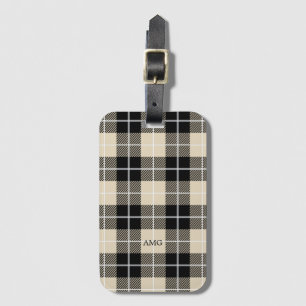 Chic Monogram Thompson Camel Pset Pattern Bagagelabel