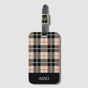 Chic Monogram Thompson Camel Pset Pattern Bagagelabel