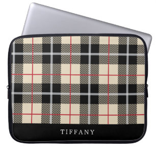 Chic Monogram Thompson Camel Pset Pattern Laptop Sleeve