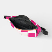 Chic Monogram Vrouwelijk Streeppatroon Heuptasje (Open)