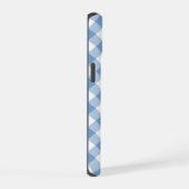 Chic Monogramme Bleu clair En vichy chèque (Côté droit)