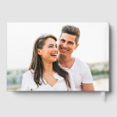 Chic Monogramme Photo Sage Mariage vert (Verso)