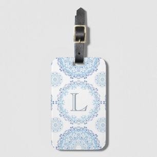 Chic Monogrammed Moroccan Stylish Elegant Bagagelabel