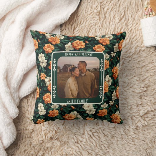 Chic Mr And Mrs Golden Anniversary  Throw Pillow  Kussen (Deken)