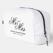 Chic Mr & Mrs honeymoon trousse de toilette mariag (Coin droit)