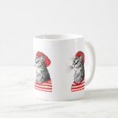 Chic Mug de chat parisien (Devant droit)