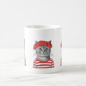Chic Mug de chat parisien (Centre)