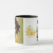 Chic Mug "Écoute" avec citation de café gras (Centre)