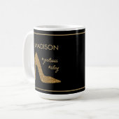 Chic Mug noir et or (Devant gauche)
