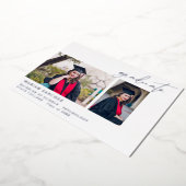 Chic Multi 2 Photo Graduation Foil Faire-part (Rotation)