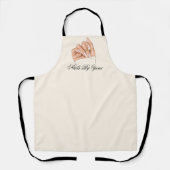 Chic Nail Artist Beauty Salon Manicurist Uniform Schort (Voorkant)