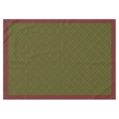 Chic nappe tartan de Thanksgiving rustique automne (Devant (Horizontal))
