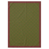 Chic nappe tartan de Thanksgiving rustique automne (Devant)