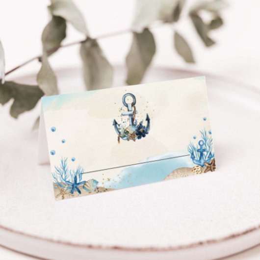 Chic Nautical Anchor Beach Modern Wedding