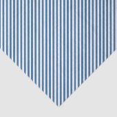Chic Nautical Blue White Diagonal Stripes Pattern Tissuepapier (Detail)